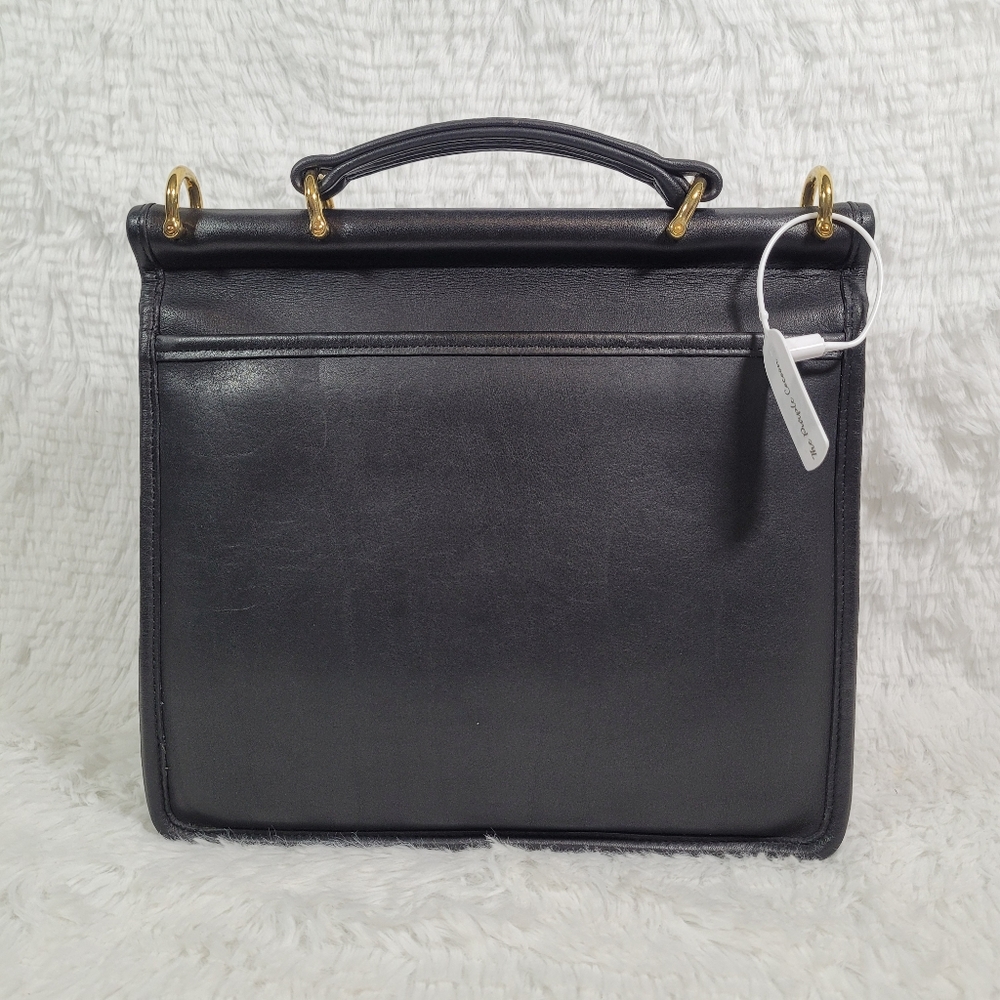 SOLD!!! Black Vintage Coach Willis Bag #9927 - Picture 2 of 9